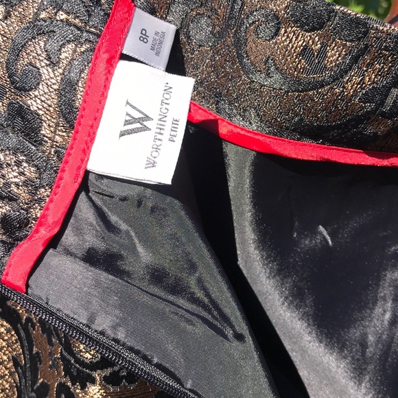 Tapestry style skirt-Worthington - Picture 3 of 3